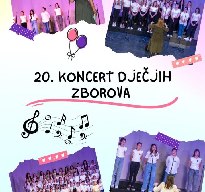 JUBILARNI KONCERT DJEČJIH ZBOROVA