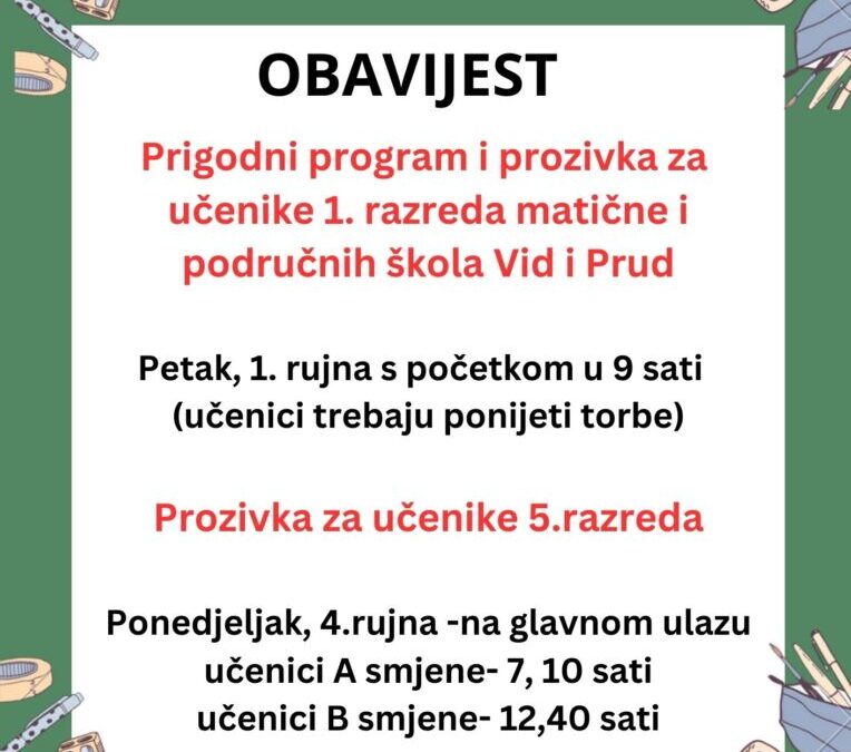 OBAVIJEST