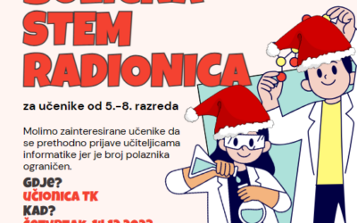 BOŽIĆNA STEM RADIONICA