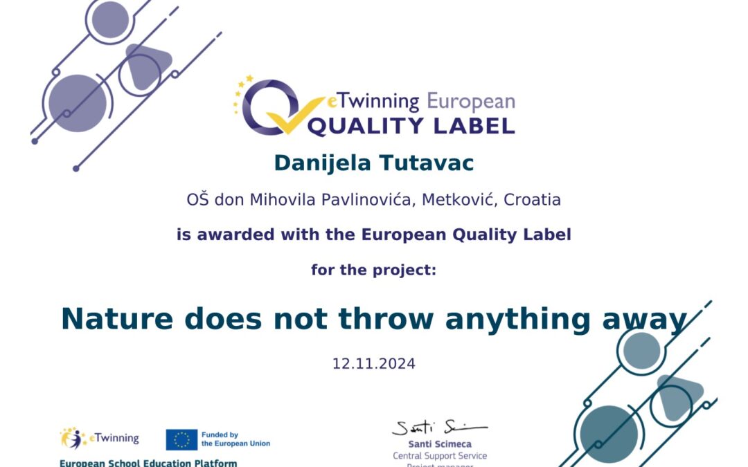 Europske oznake kvalitete za međunarodne eTwinning projekte