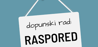 Obavijest – DOPUNSKI RAD