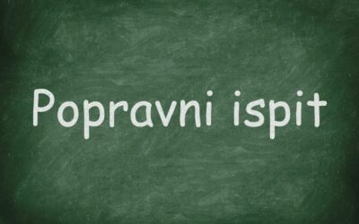 OBAVIJEST – POPRAVNI ISPIT