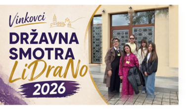USPJEŠNO NA DRŽAVNOJ SMOTRI  LiDraNo 2026.